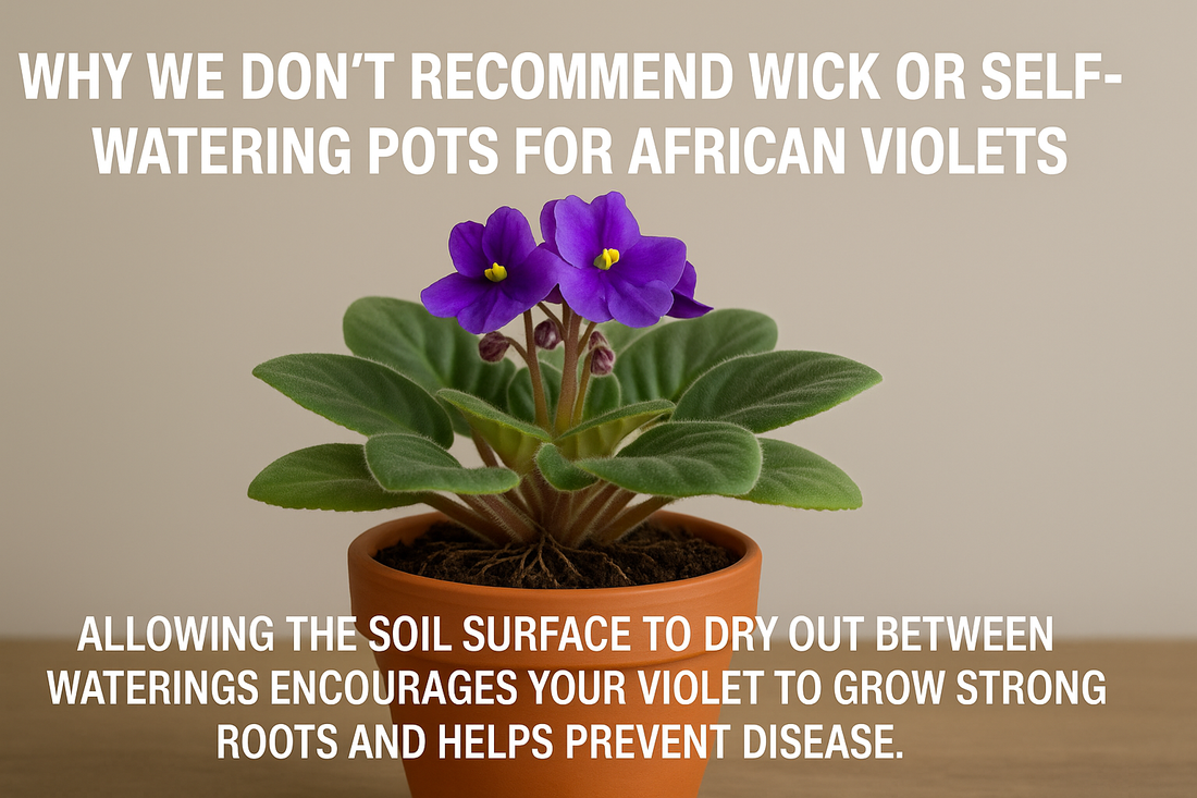 Self Watering / Wick System - Violet Owner Precautions