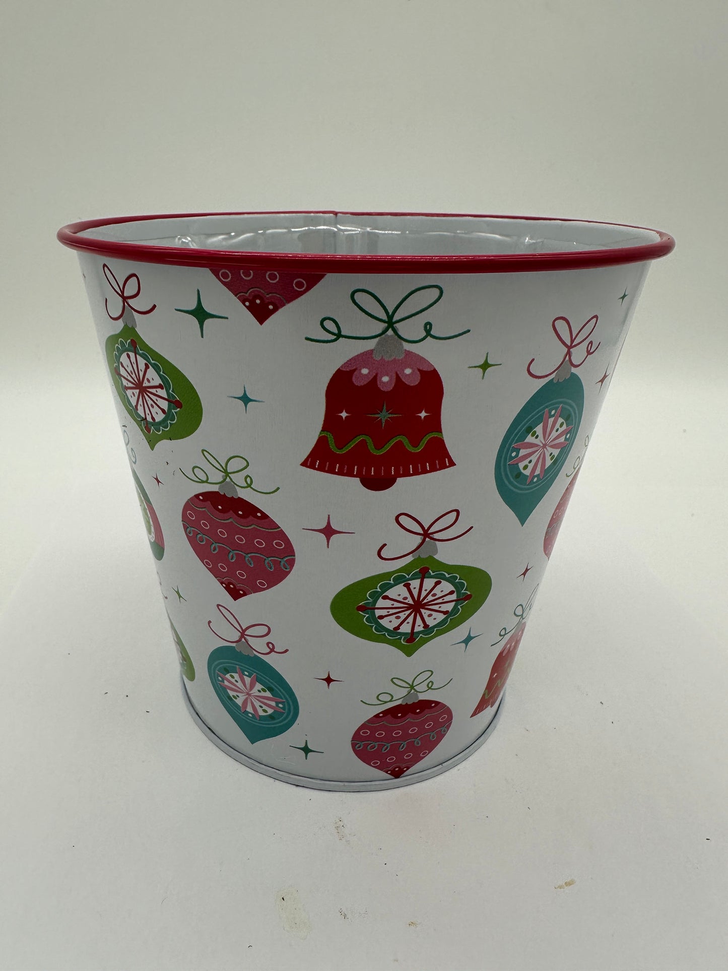 Christmas Tin - Plant Bucket