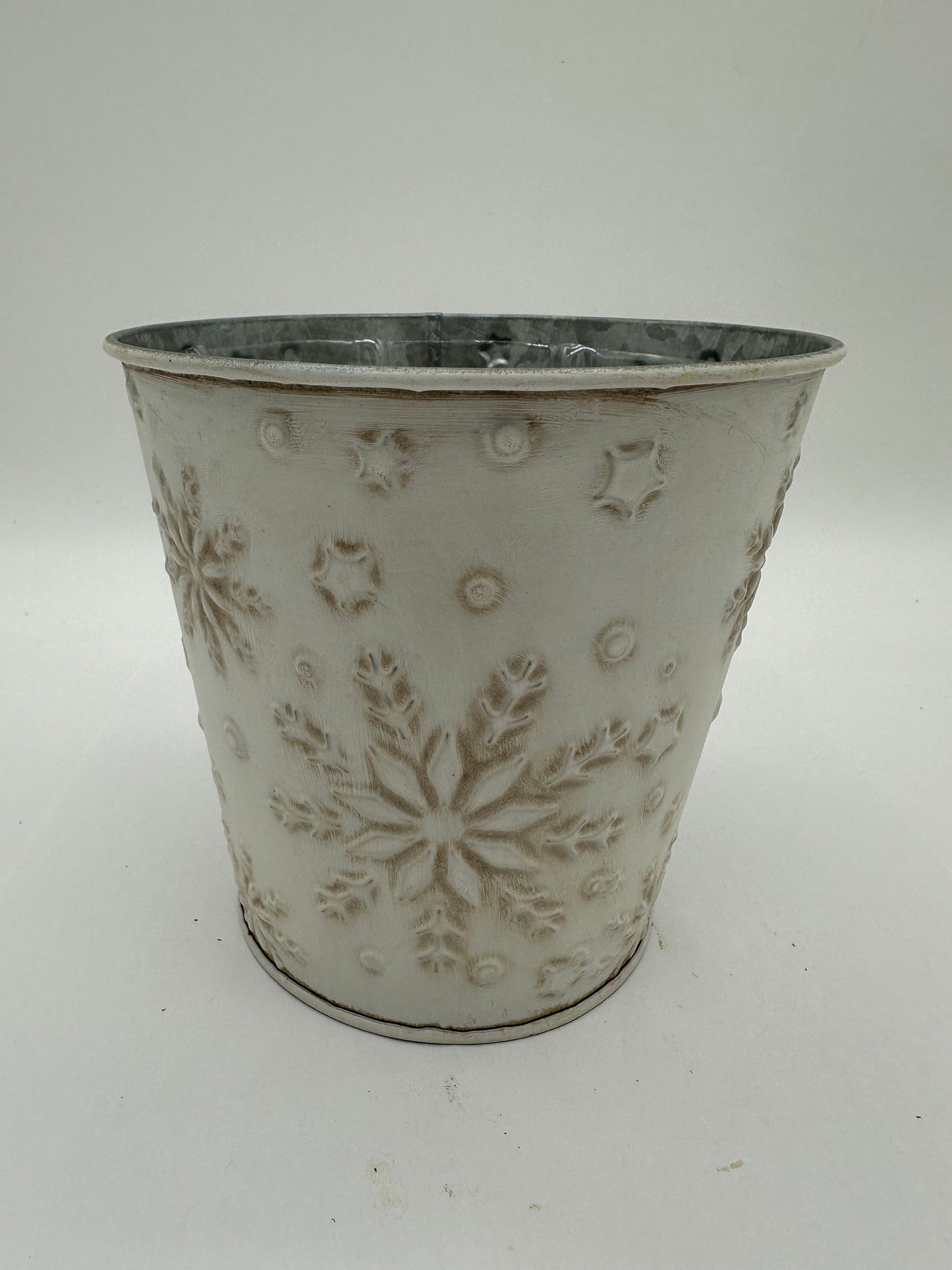 Christmas Tin - Plant Bucket